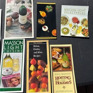 Paul Mason Vinyards paper Ephemera includes a letter and  six original pamphlet